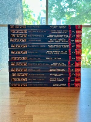 John Constantine Hellblazer vol 1-12. DC, Vertigo Delano, Alcala, Veitch, Ennis