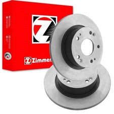 2x ZIMMERMANN COAT Z BREMSSCHEIBEN 260mm VOLL HINTEN PASSEND FÜR HONDA ACCORD