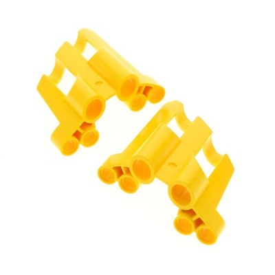 2x Lego Technic Panele Verkleidung 1/2 gelb groß kurz Seite A/B 32190 32191