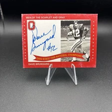 2006 TK Legacy National Champions OSU Auto Autograph Dave Brungard 1968P Ohio ST