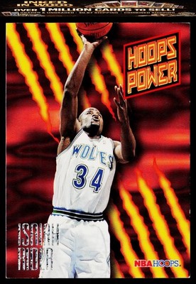 1994-95 Hoops #PR-32 Isaiah Rider Hoops Power (Stat Power Ratings)