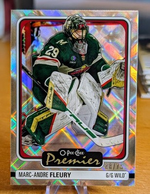 MARC-ANDRE FLEURY 2024-25  O-Pee-Chee Premier Diamond Rainbow  /75 - Wild - NM!