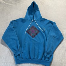 Vtg 90s Hanes Women  s Pullover Sweatshirt Oregon State University Teal Sz XL