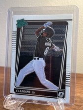🔥2021 Panini Donruss Optic Rated Prospect CJ Abrams #RP9 Rookie Baseball🔥