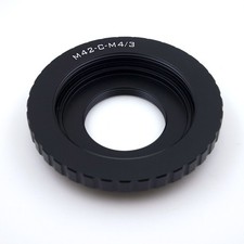 Dual Purpose Lens Adapter M42 Screw C Mount to Micro Four Third M43 GH6 OM-1