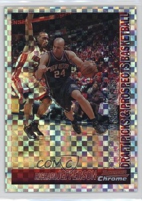 2005-06 Bowman Draft Chrome X-Fractor /150 Richard Jefferson #83 gb9