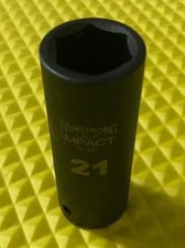 Armstrong 12 Drive 21 Mm Deep Length Socket 6pt Usa 47-221