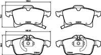 Vorderachse Hella 8DB 355 009-221 Bremsbelagsatz, Scheibenbremse FüR Chevrolet,O