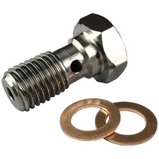Stainless Steel M12x1.5 Banjo Bolt Adapter Set