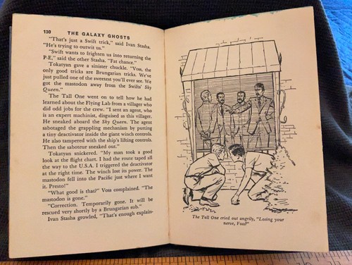 Tom Swift and the Galaxy Ghosts Vintage Yellow Spine HB 1971 Victor Appleton KU - Picture 11 of 15