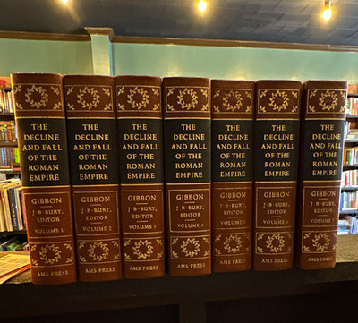 decline and fall of the roman empire edward gibbon hardcover vols 1-5