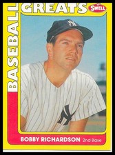 Bobby Richardson | 1991 Swell Baseball Greats #75 | New York Yankees | Baseball