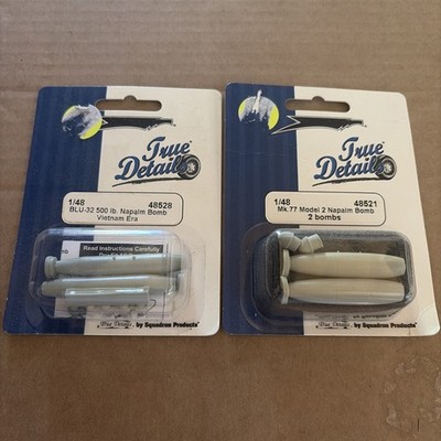 True Details 1/48 48528, 48521 bombs. Free Ship