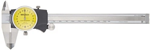 Mitutoyo 505-735 D15TXWW Dial Caliper  ID  OD Carbide  0 mm-150 mm  0.02 mm NEW