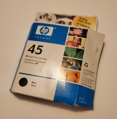 HP 45 Black Inkjet Print Cartridge for DeskJet 710c 712c 720c 722c 820cxi