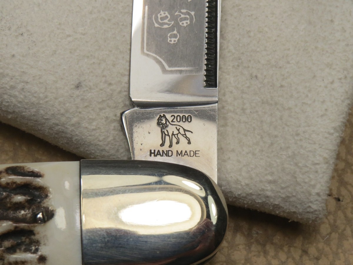 Vintage Single-Dog 2000 BULLDOG BRAND Solingen Large Anglo-Saxon
