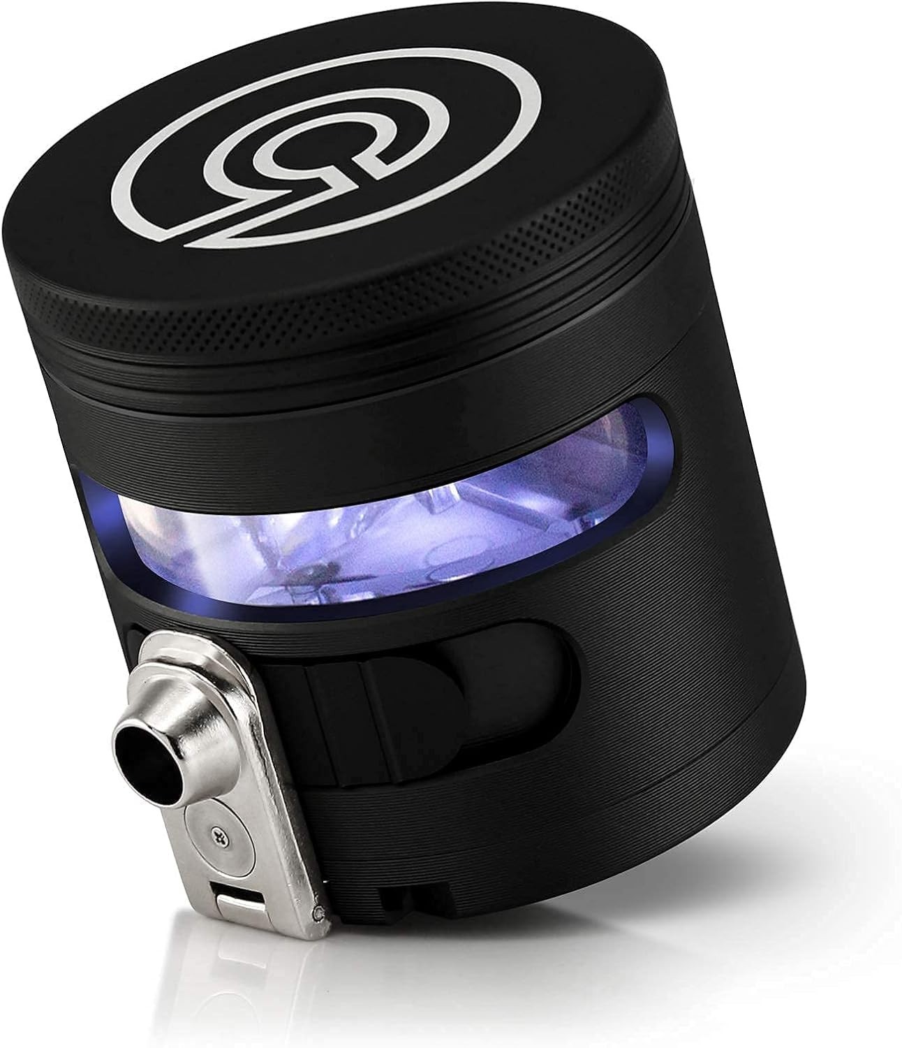 Tectonic9 Manual Grinder with Automatic Dispenser - Compact 2.5'' Black Elegance