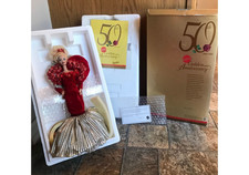 50th Golden Anniversary Barbie 1945-1995 Porcelain Doll Limited Edition Signed