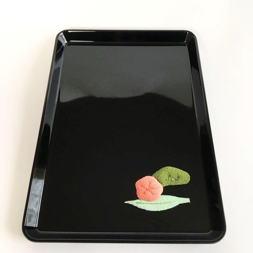 Yamanaka Lacquer Wood Dry Lacquerware Tray Painted - 第 1/4 張圖片