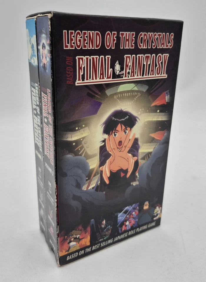 Vintage Legend of the Crystals Final Fantasy VHS 2 Volume Box Set Anime English - Image 2 of 3