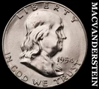 1954-S Franklin Half Dollar- Choice Gem Brilliant Uncirculated++++ Silver #i417