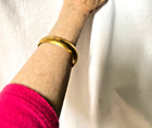 Very Fine Antique Bracelet (Bloomed Gold Method) Marks "1914 USA", "Pat App For" — photo 3