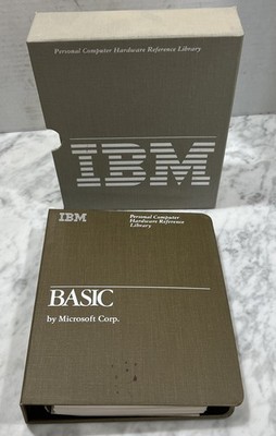 IBM BASIC Reference 1982 1.10 2nd Basic Microsoft Computer Reference Library