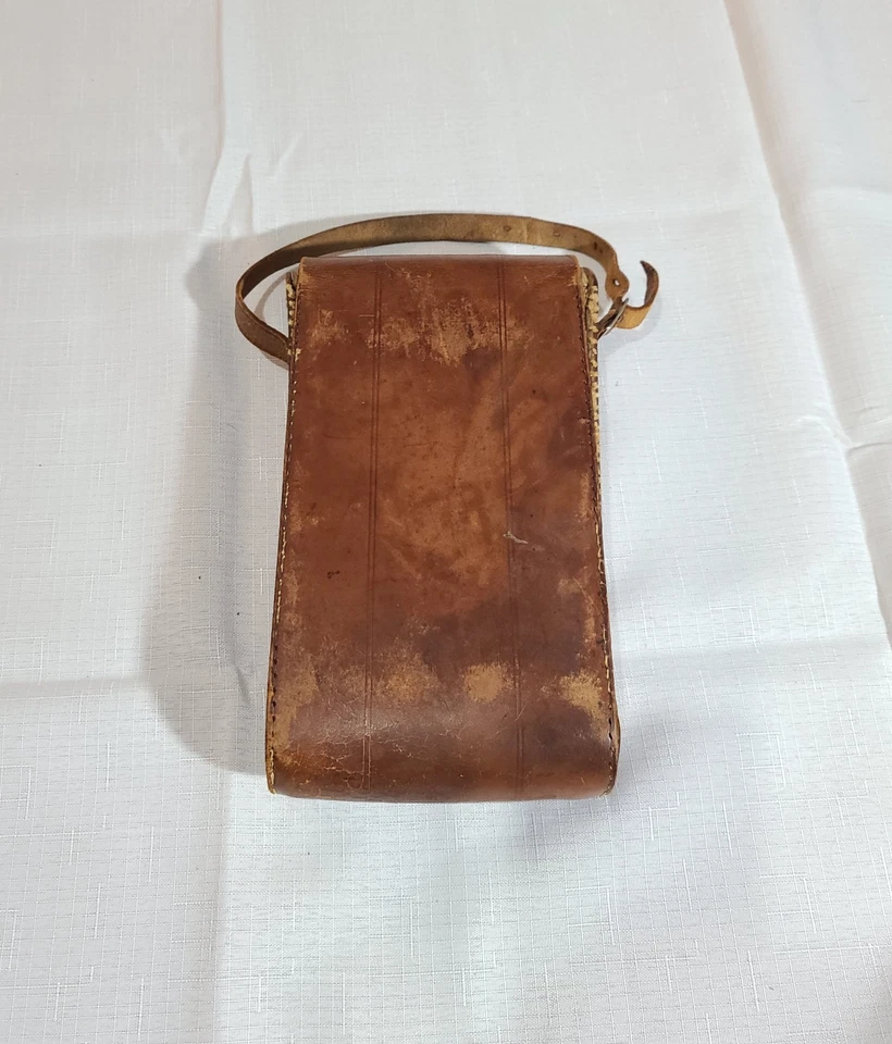 Vintage Eastman Kodak No. 2-A Folding Autographic Brownie Camera w/case Untested - image 3 of 4