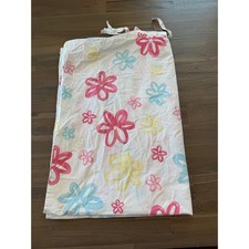 Pottery Barn Kids Toddler Bed Duvet Cover 47X32.5 Water Color Flowers