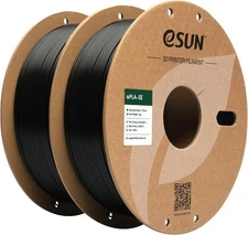 eSUN PLA Basic Filament ‎PLA 1.75mm - 2KG (2 Spool), B2-black 