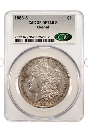 1883-S Morgan Dollar - CAC XF Details - KEY DATE