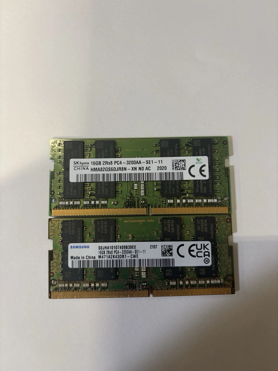 PC4-25600 (DDR4-3200) Bus Speed Computer RAM 16 GB Capacity per
