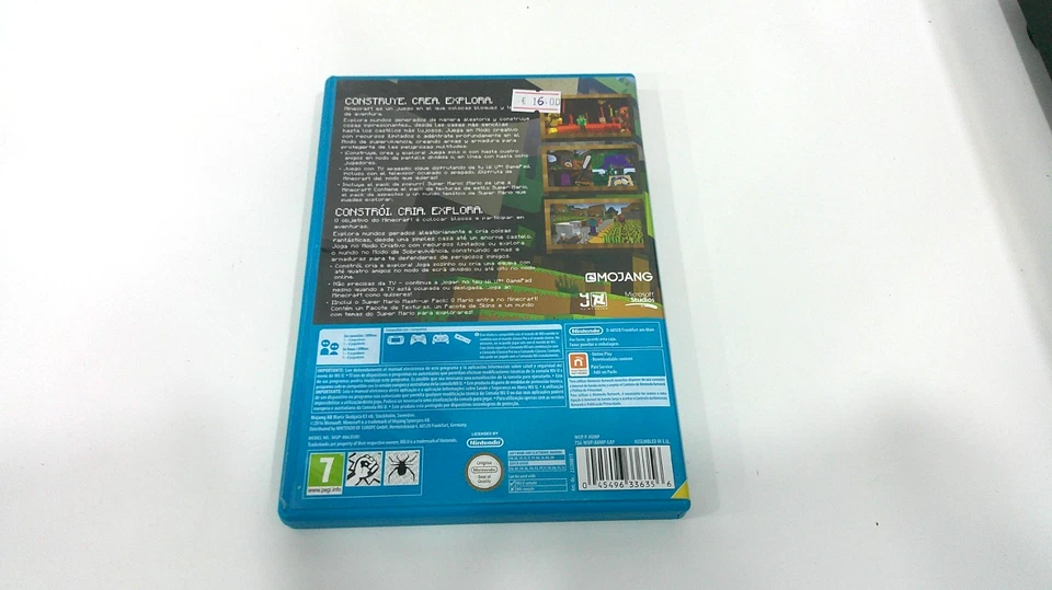 MINECRAFT WII U EDITION NINTENDO WII (INCLUDES SUPER MARIO MASH-UP) - Image 2 of 2