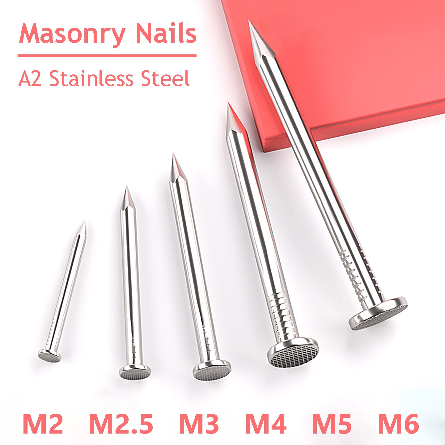 Masonry Nails Metric Masonary Nails Concrete Nails Brick Nail 25 30 37 50-153mm