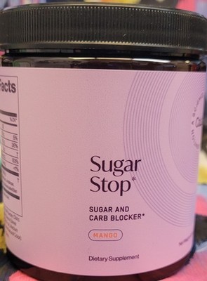 CoLab Sugar Stop Sugar & Carb Blocker Mango 8.19 oz High Fiber Supplement
