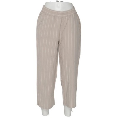Seasons, Hose, Größe: S, Beige/Weiß, Baumwolle/Leinen, Streifen, Damen #DlU