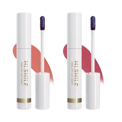 2PCS Lip Stain Peel Off， High Pigment Matte Lip Color,All-Day Vibrant Kiss-Pr...