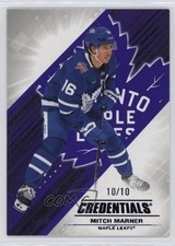 2024-25 Upper Deck Credentials Purple 10/10 Mitch Marner #3 1ra8