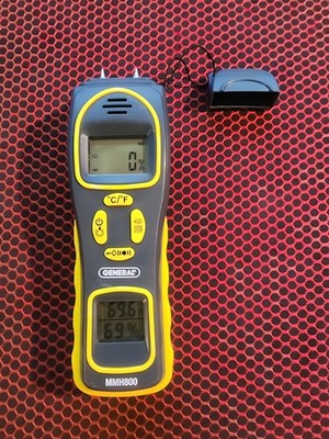 General Tools MMH800 Pin/Pinless Moisture Meter w/Temp and Humidity - Tested