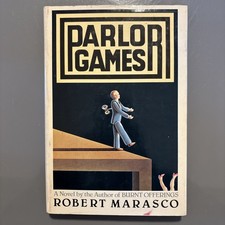 Parlor Games By Robert Marasco 1979 Vintage Hardcover Book 1st Edition Suspense