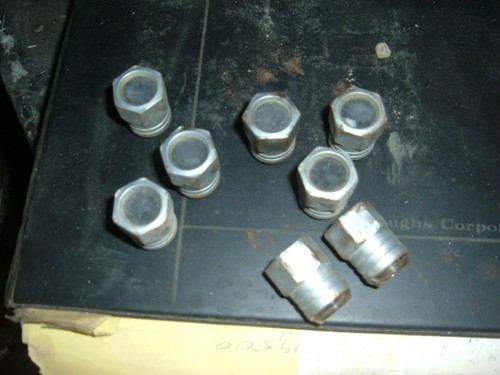 (9 pcs) 7/16” X 20  PONTIAC GTO JUDGE RALLY ll Steel Wheel Lug Nuts  GM