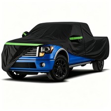 Universal Full Truck Cover With Zipper Reflective Strips All Season Protector