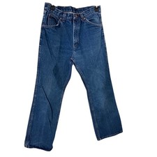 Vintage Roebucks Mens Straight Leg Jeans Made in USA 31x28 READ Medium Wash