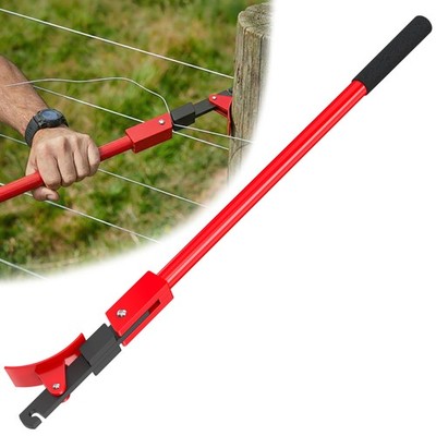 Fixum Fence Wire Stretcher Tool and Tensioner for Round Wooden Posts,... 