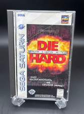 Die Hard Trilogy Sega Saturn CIB Complete Manual Reg Card Tested Working