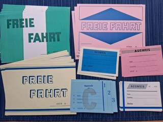 DDR MfS MdI Dokumente Blanko Ausweise HA PS Fahrbereitschaft