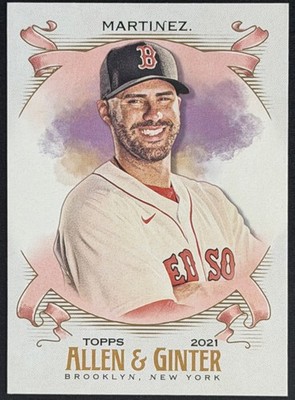 J.D. Martinez - 2021 Topps Allen & Ginter #167 - Boston Red Sox