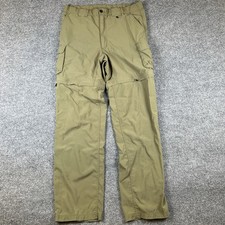 Boy Scouts of America Switchback Pants Mens S 32x32 Green Zip Off Unhemmed
