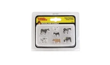 Woodland Scenics A2142 N Assorted Farm Animals Scenic Accents pkg(7)