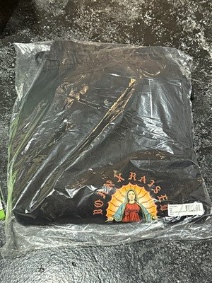 BORN X RAISED x MISTER CARTOON  GUADALUPE  SWEATPANTS BLACK [SIZE 3XL MEN]